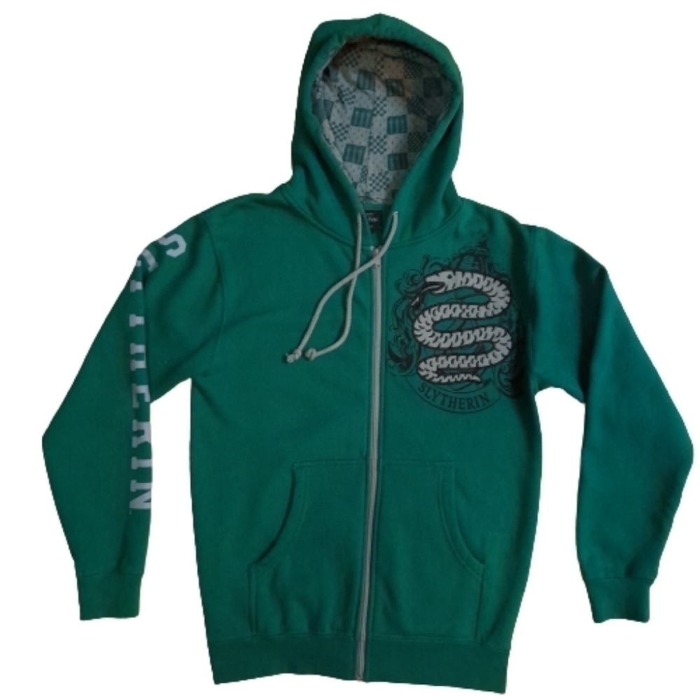 Wizarding World Of Harry Potter Zip Hoodie Slytherin Size S Mens  /  Women's M